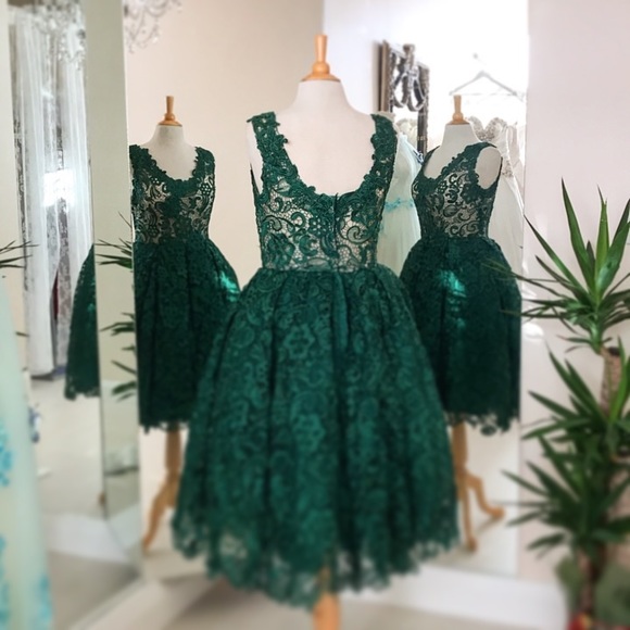 Lace cocktail dress. - Picture 2 of 2